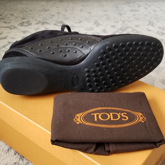 Tod\'s Black Suede boots main image 14
